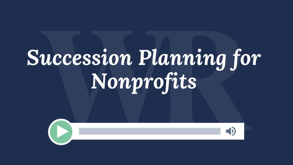 Succession Planning for Nonprofits