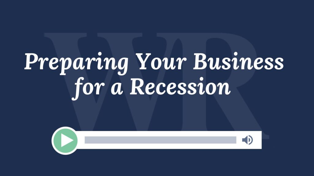 Preparing Your Business for a Recession